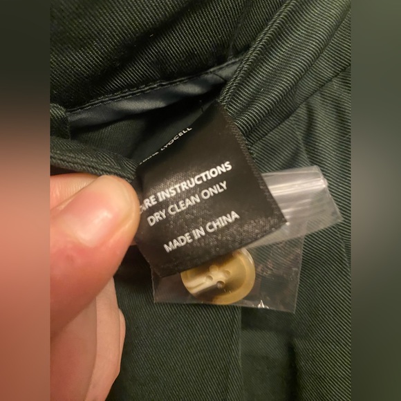 New With Tags NWT 12th Tribe Emerald Green Wide Leg Trousers - Picture 5 of 5